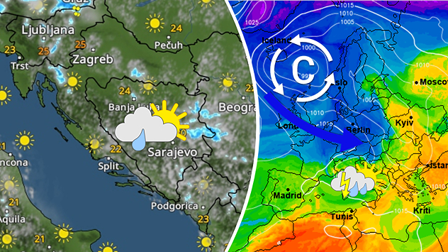 Vikend stabilniji i topliji, oko 25°C