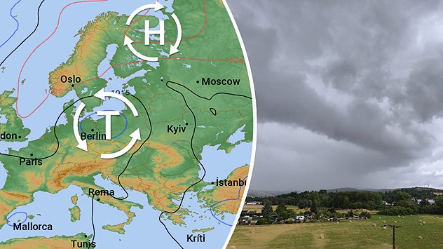 Wetterlage: Tief nimmt Einfluss auf unser Wetter (c) JÃ¶rg Friedrich 
