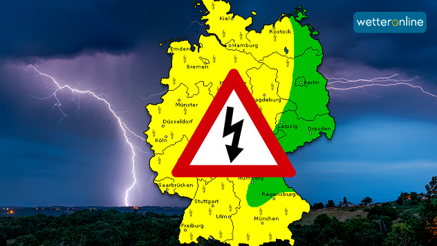 Gewitterwarnung Samstag 