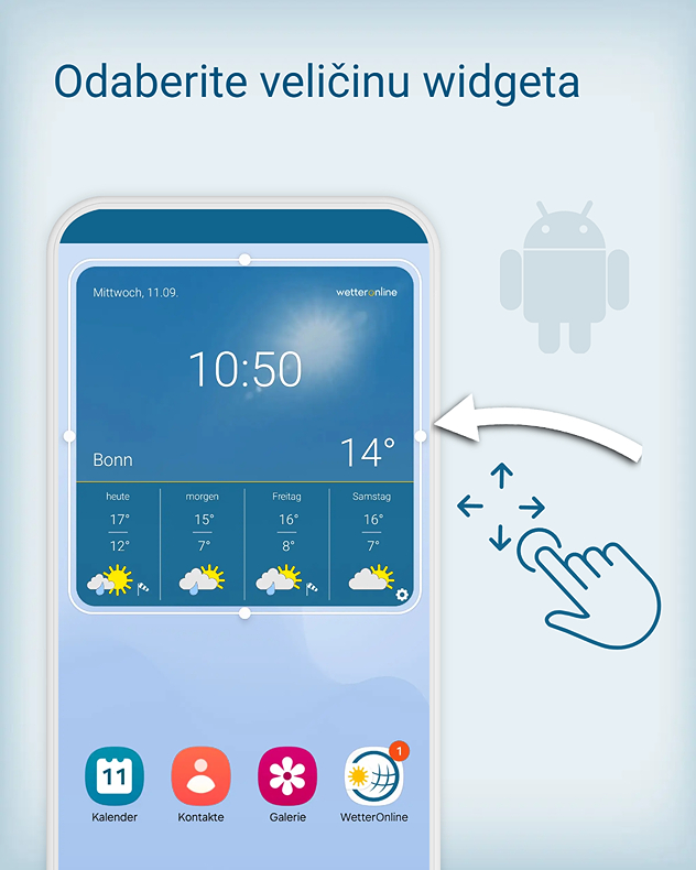 Widgeti na Androidu 5