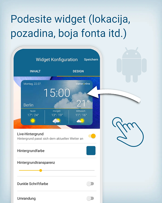 Widgeti na Androidu 4