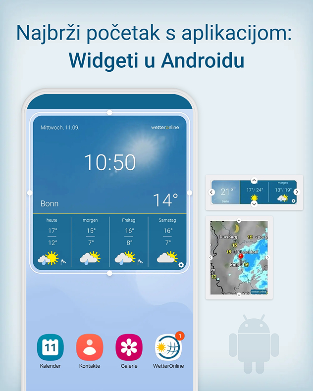 Widgeti na Androidu 1