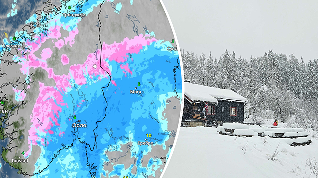 Sneg na Alpima i u Skandinaviji