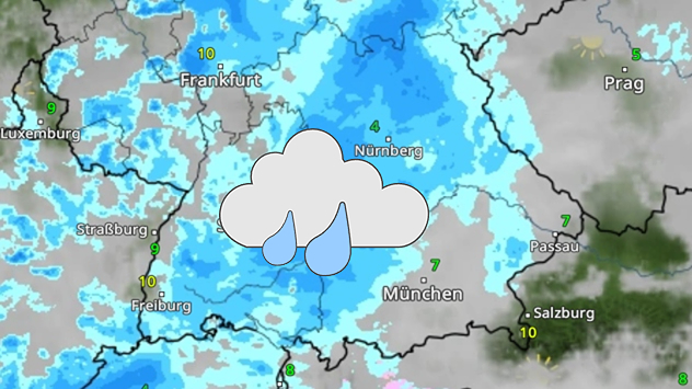WetterRadar Montag