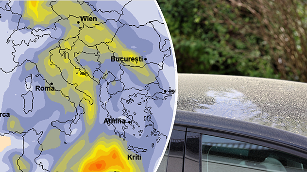 Un val de praf saharian ajunge în România.