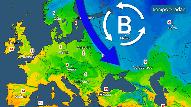 Una entrada de aire frío dejará temperaturas gélidas en amplias zona del este. 
