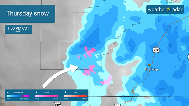 WeatherRadar: Montana's Thursday snowfall activity