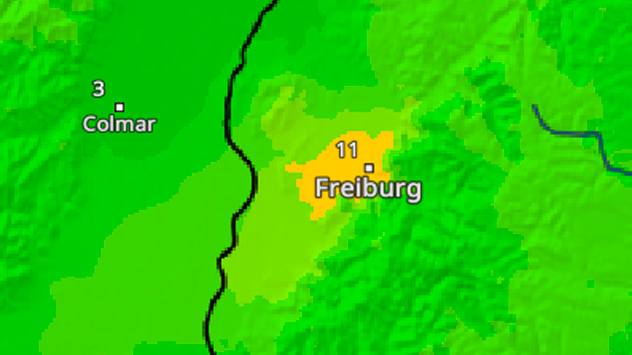 TemperaturRadar Freiburg