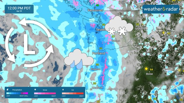 storm system arrives