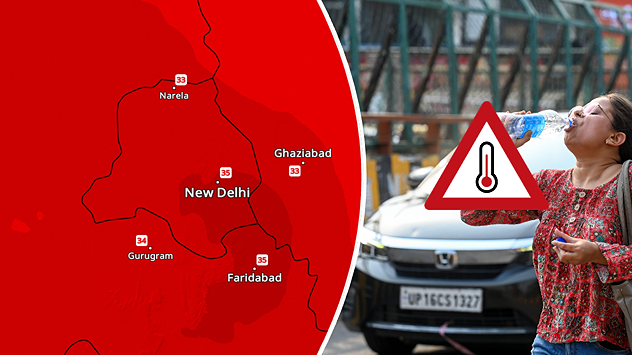 Temperatures on the rise in Delhi