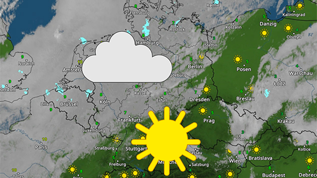 WetterRadar Mittwoch