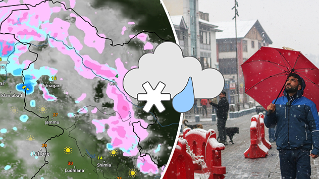 Rain and snow conditions continue in Jammu and Kashmir