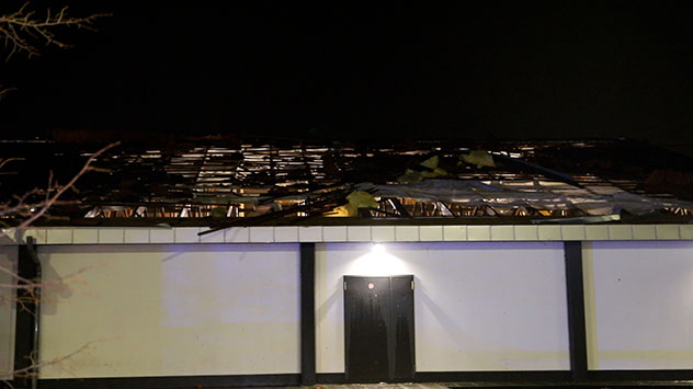 Köln Schäden an Lagerhalle