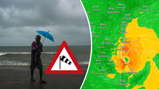 Cyclone Ditwah over Srilanka to bring heavy rain and winds to TamilNadu