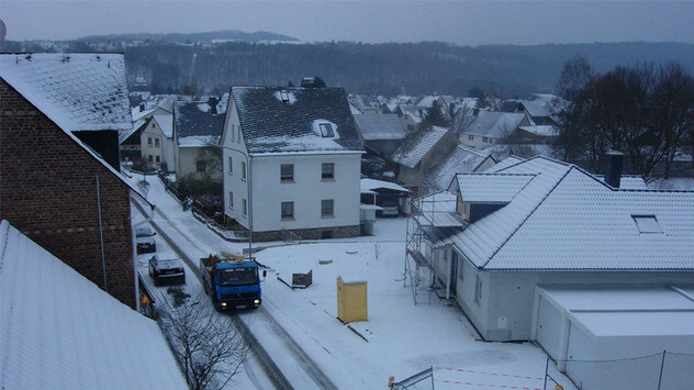 Glätte durch Märzschnee