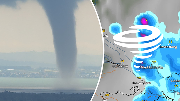 El miércoles, 1 de julio por la tarde, se formó una gran tromba marina sobre el lago de Constanza, entre Alemania, Austria y Suiza. Las imágenes son increíbles. Las trombas marinas no son más que tornados sobre el agua. Esta fue el resultado de una fuerte tormenta que se mantuvo sobre el lago casi una hora.