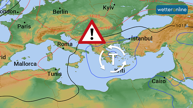 Wetterlage Südosteuropa Ende der Woche