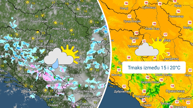 Promenljivo, pa sunčanije i toplije