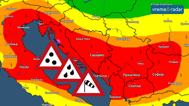 Moguće grmljavinske oluje