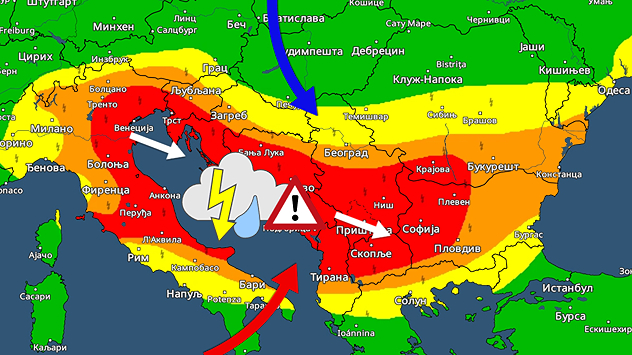 Moguće grmljavinske oluje