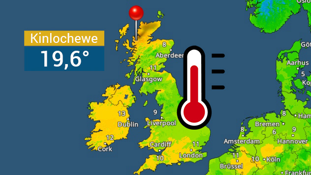 TemperaturRadar Großbritannien