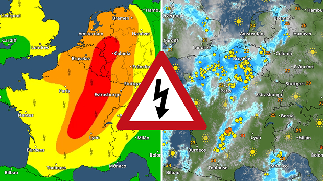 Para cerrar el verano, el tiempo volverá a ser inestable. El aire cálido y bochornoso del verano volverá a ser desplazado en gran parte de Europa por fuertes tormentas. Existe riesgo de fenómenos meteorológicos extremos.