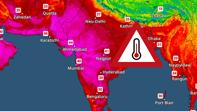 Über 40 Grad im Westen Indiens
