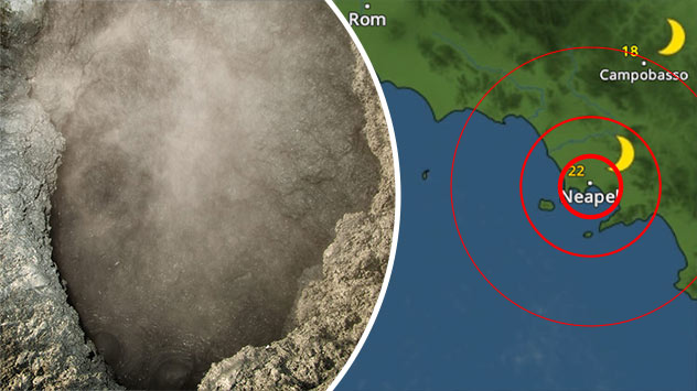 Erdbeben nahe Neapel