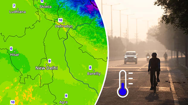 Minimum temperatures dropping in Delhi
