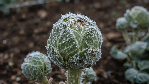Mantén el suelo ligeramente húmedo antes de una helada, pero evita encharcamientos.