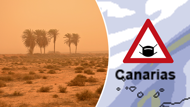 Los próximos días la intrusión de polvo del Sáhara será elevada en las islas Canarias. La calidad del aire empeorará y también lo hará en regiones del sur de España donde también aparecerá este fenómeno.