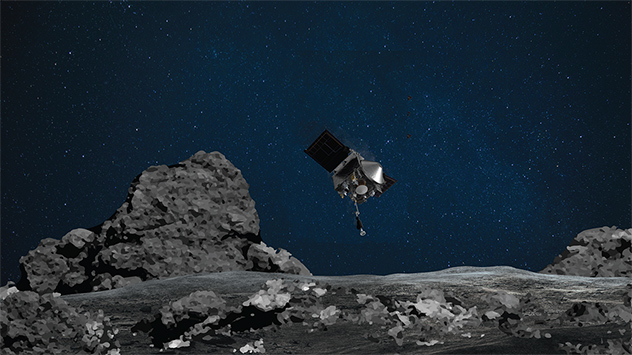 Osiris-Rex bei Asteroid Bennu