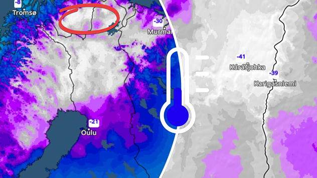 In Lapponia, durante il fine settimana sono state registrate temperature estreme inferiori ai 40 gradi sotto zero. Anche in quella zona valori così bassi sono rari.