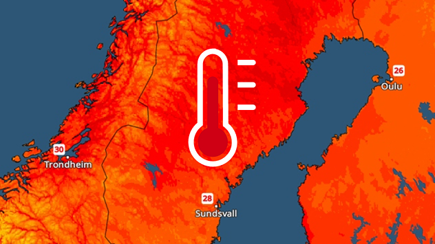 TemperarturRadar Skandinavien