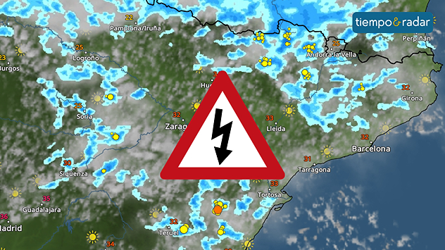 Podrán venir acompañadas de granizo y fuertes rachas de viento. Consulta el radar del tiempo para mayor detalle. 