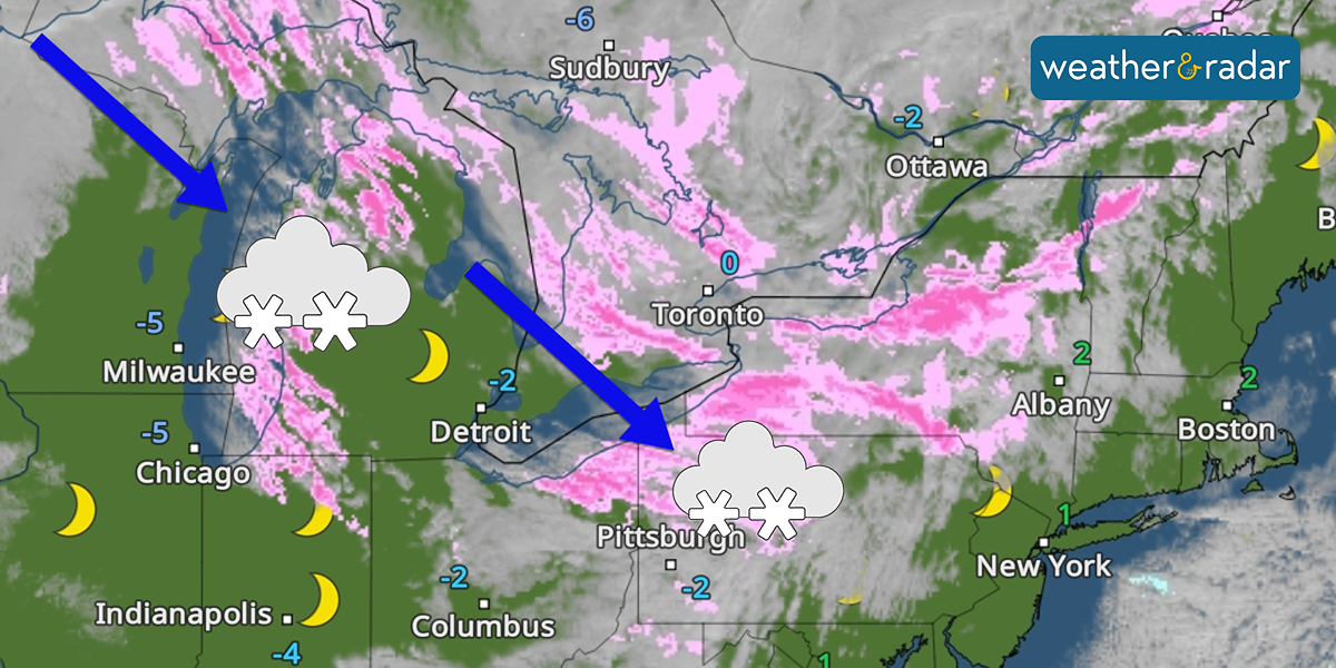 Lake effect phenomenon: Heavy snow showers in northern USA – Weather News