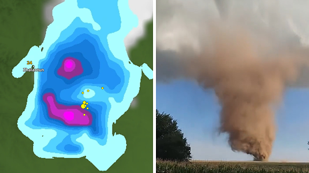 Tornado na severoistoku Kine