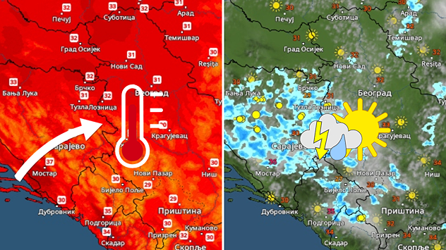 Vrlo toplo, ali ne i stabilno