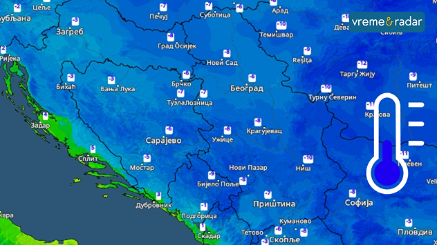 Umeren jutarnji mraz