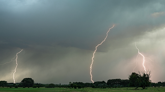 El riesgo de tormentas aumentará a partir del jueves. 