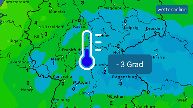 Tiefstwerte am Boden in der Nacht zum Freitag