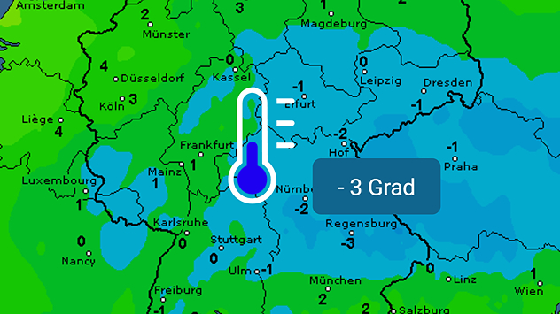 Tiefstwerte am Boden in der Nacht zum Freitag Tiefstwerte am Boden in der Nacht zum Freitag