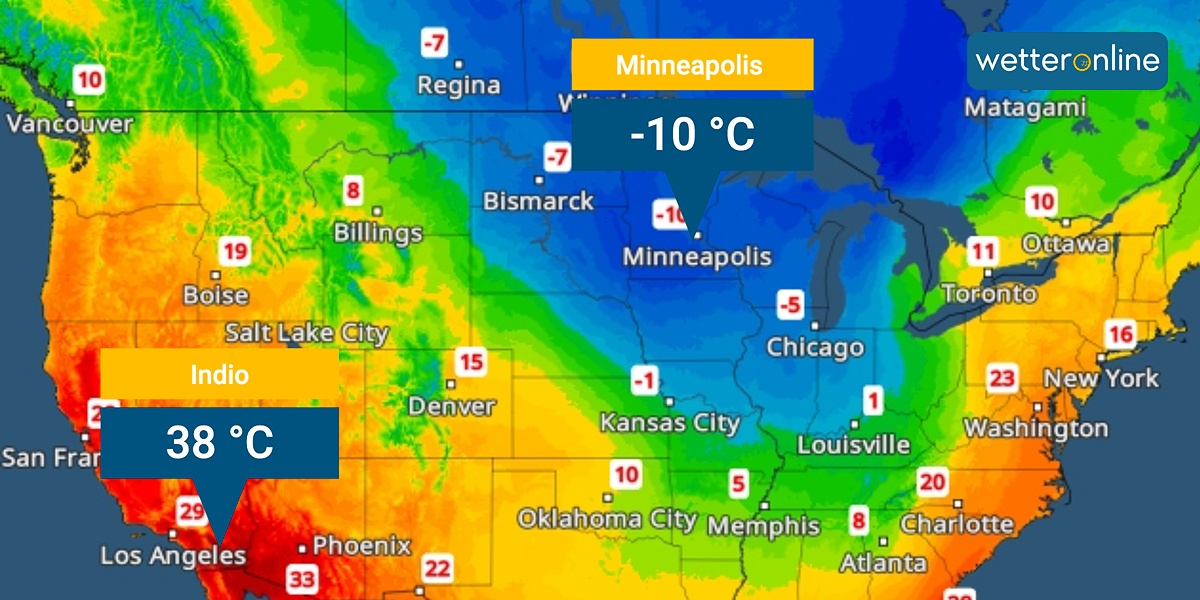 Artic Outbreak: VS met 50 graden temperatuurverschil