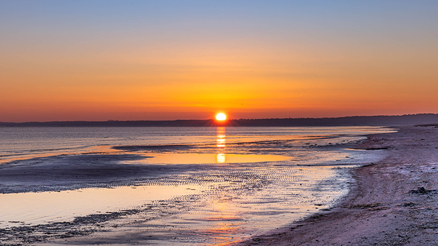 Die Ostsee bietet eine malerische Kulisse.
