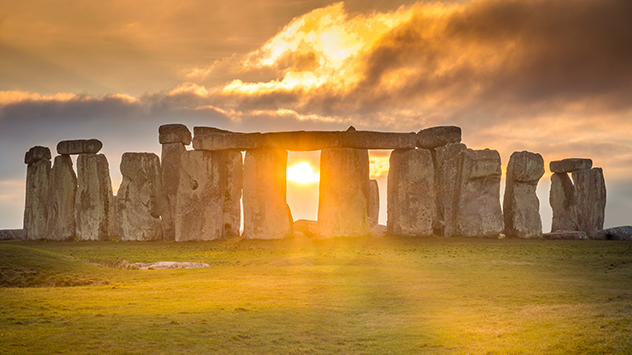 Stonehenge at sunset