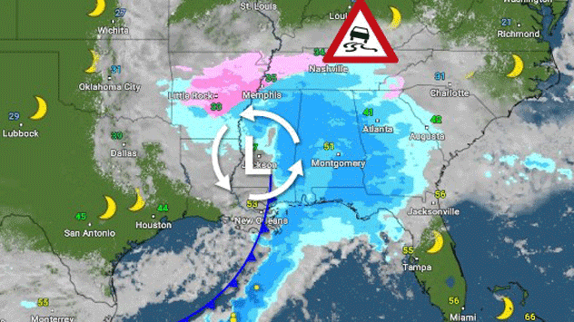 MLK Weekend: Complex storm system moves through Southeast – Weather News
