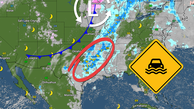 Beginning Friday - Flood risk from Texas to Mississippi Valley ...