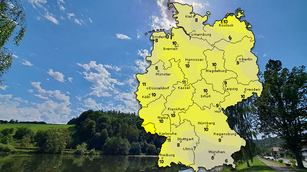 Sonnenstunden am Montag