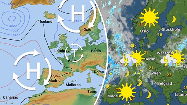 WetterRadar Bodendruckkarte