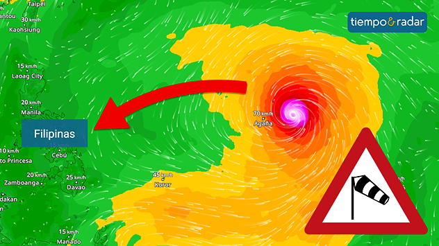 El tifón se encuentra todavía en plena mar, pero se dirige hacia las Islas Marianas y Guam. Según las previsiones, los archipiélagos se verán afectados a partir del domingo por la noche. Sería ya el segundo tifón de este año. En abril, el tifón SINLAKU ya causó estragos en la zona, y las labores de limpieza siguen en pleno apogeo.